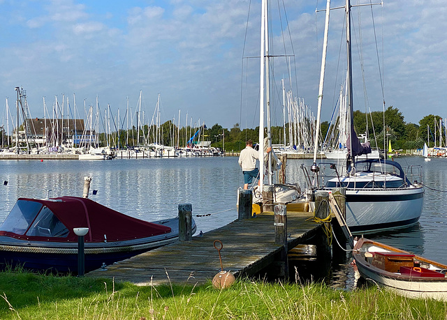 Hafen von Arnis an der Schlei