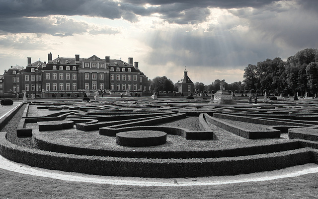 Im Park von Schloss Nordkirchen...