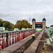 Alte Schachtschleuse Henrichenburg, erbaut 1908-14 (Schleusenpark Waltrop) / 17.10.2024 Alte Schachtschleuse Henrichenburg, erbaut 1908-14 (Schleusenpark Waltrop) / 17.10.2024