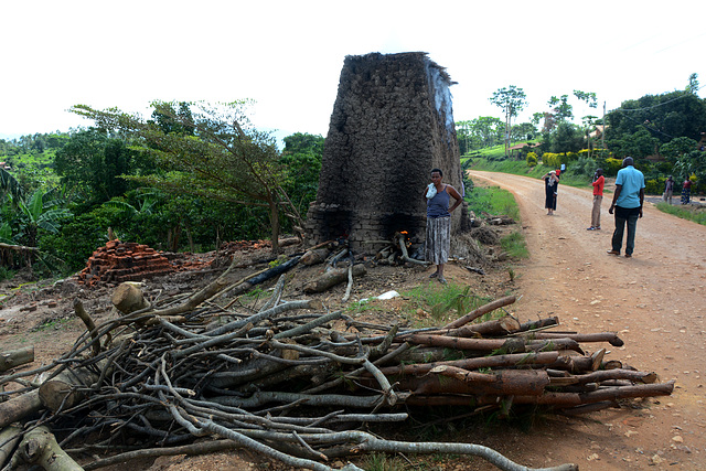 Uganda, Brick Baking Oven