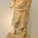 Statuette from Melos of a Man in a Himation in the National Archaeological Museum of Athens, May 2014