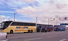 Coaches at Calais Port - 3 Sep 2007 (JLSC2)