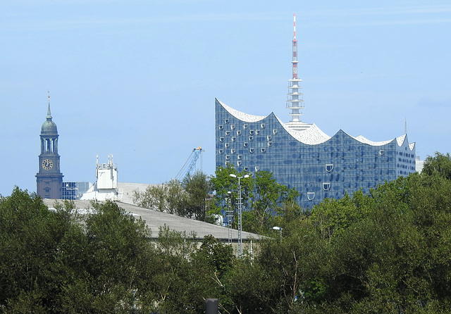 Michel und Elbphilharmonie ...