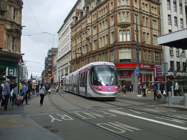 DSCF9490 Midland Metro tram set 35 in Birmingham - 19 Aug 2017