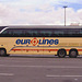 Eurolines coach at Calais Port - 3 Sep 2007 (JLSC1)