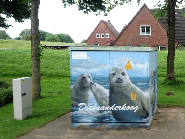 Stromkasten in Friedrichskoog Stromkasten in Friedrichskoog