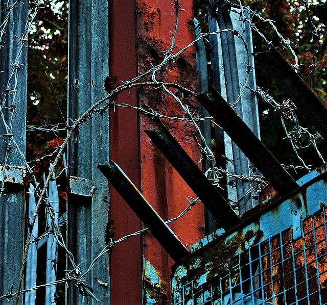 Blue And Rust