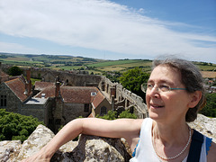 Me at the top in the Keep