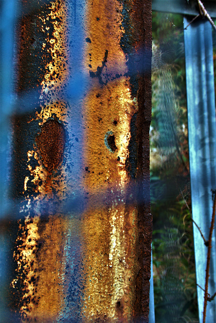 Blue And Rust
