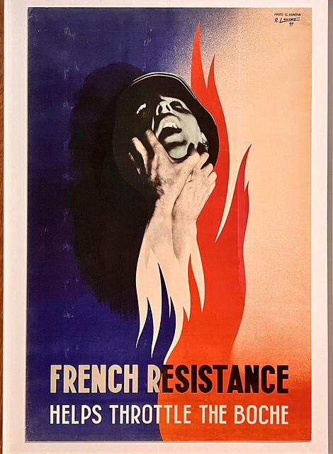 Paris 2024 – Invalides – Musée de l’Ordre de la Libération – French resistance helps throttle the Boche