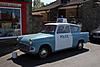 Ford Anglia Police Car used in the TV series Heartbeat at Goathland (Adensfield) 23.july 2019.