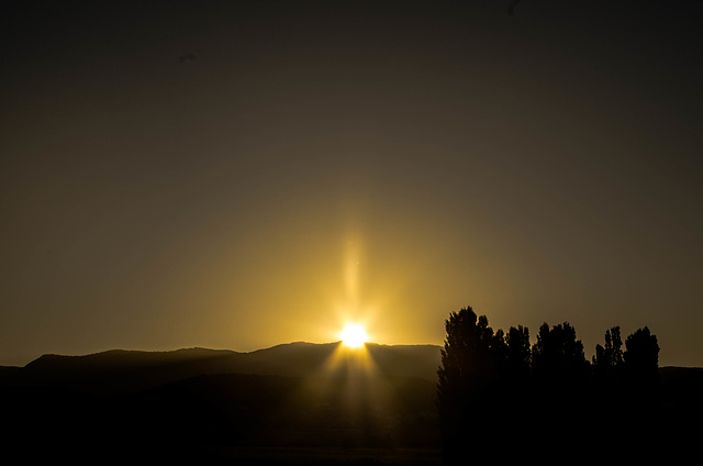 lever de soleil - Drôme 2016