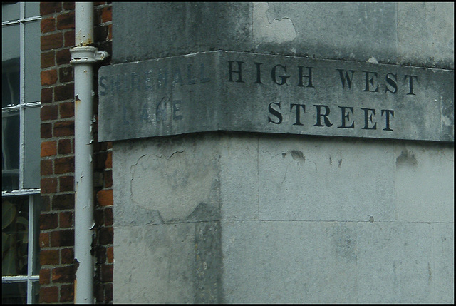 High West Street sign