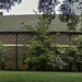 Panoramic stitched view part of Fulham Palace buildings