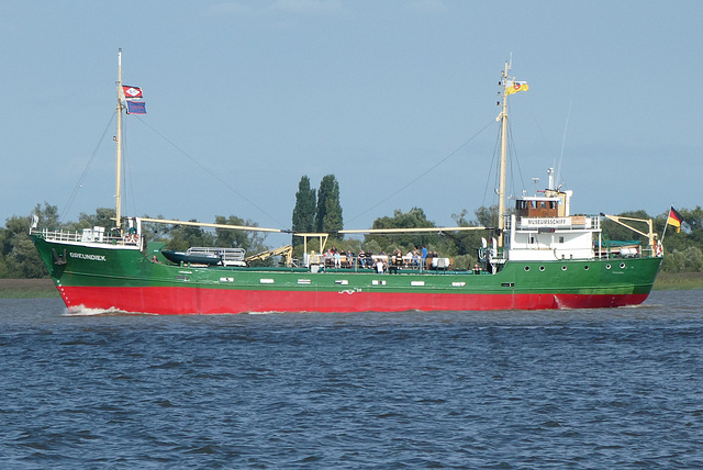 Museumsschiff "Greundiek" vor Stade (PiP)