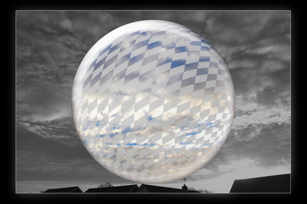 Patterned sphere 18 & Seaford sunrise