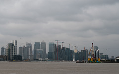 London Thames Barrier / Canary Wharf (#0217)