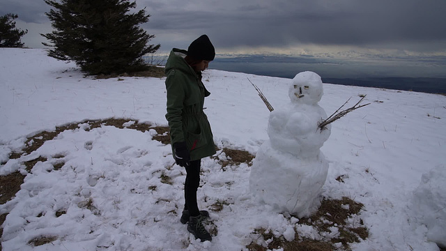 Hoy.....  Muñeco de Nieve