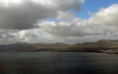 Anflug Lanzarote