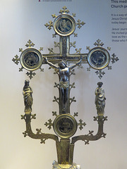 peterborough cathedral (5) c15 processional cross from lamport in northants