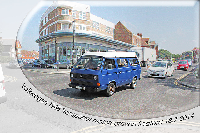 1988 VW Transporter camper van - Seaford - 18.7.2014