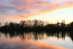 Coucher du soleil sur la Seine Coucher du soleil sur la Seine