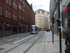 DSCF9481 Midland Metro tram set 32 in Birmingham - 19 Aug 2017