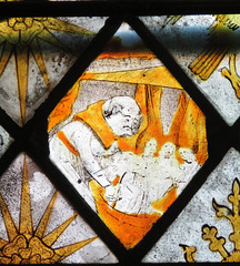 elham church, kent,  glass, c15 quarries (58)