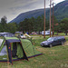 My new tent at Gjeilo camping, Skjåk.