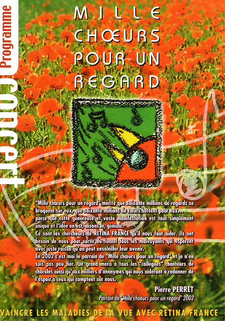 Concert Mille Choeurs à Blandy-les-Tours le 16/03/2002
