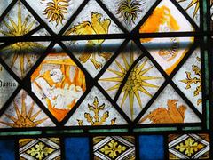 elham church, kent,  glass, c15 quarries (59)