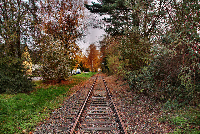 Anschlussgleis der Glückauf-Kaserne (Unna-Königsborn) / 26.11.2022