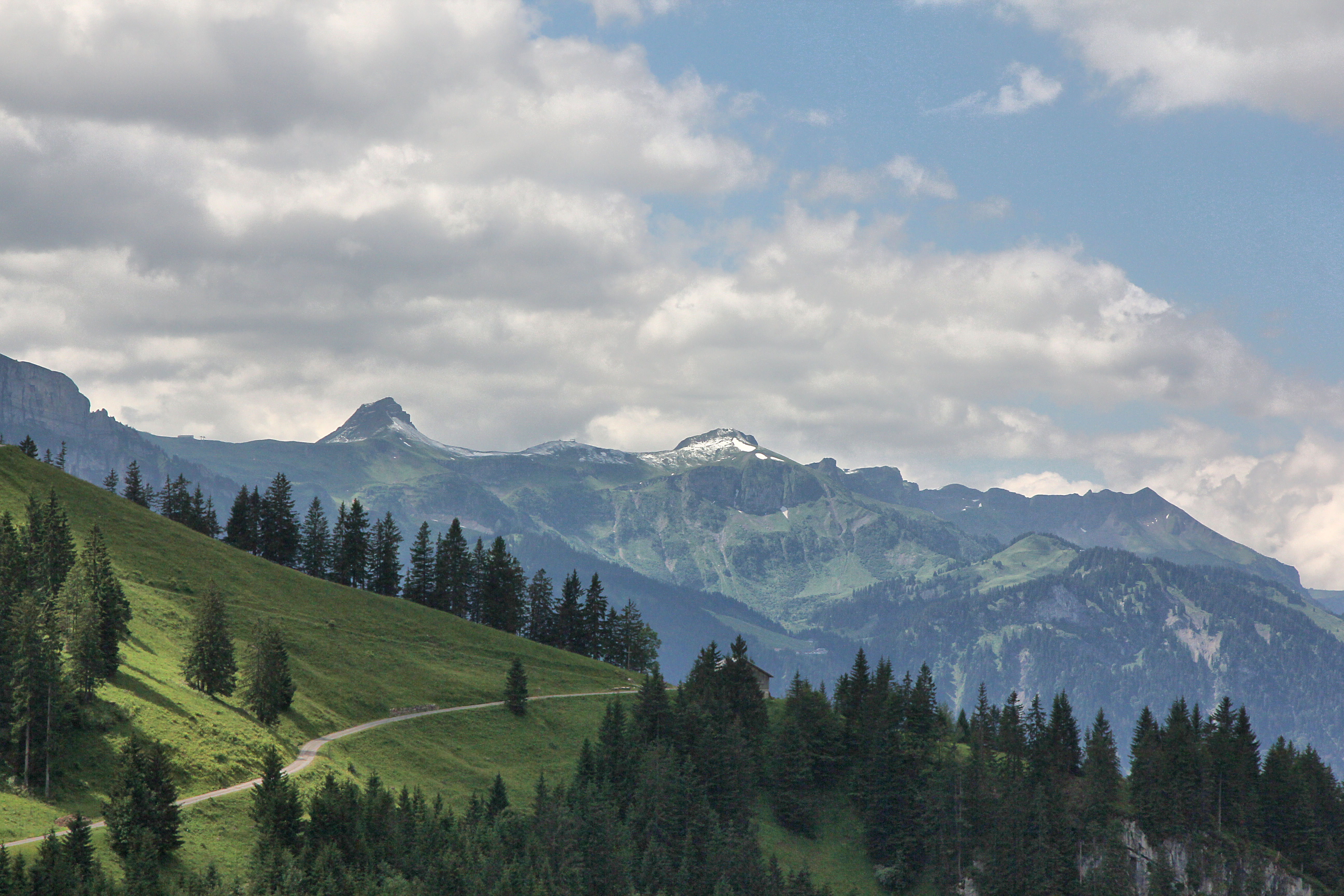 Blick hinüber zur Damülser Mittagsspitze