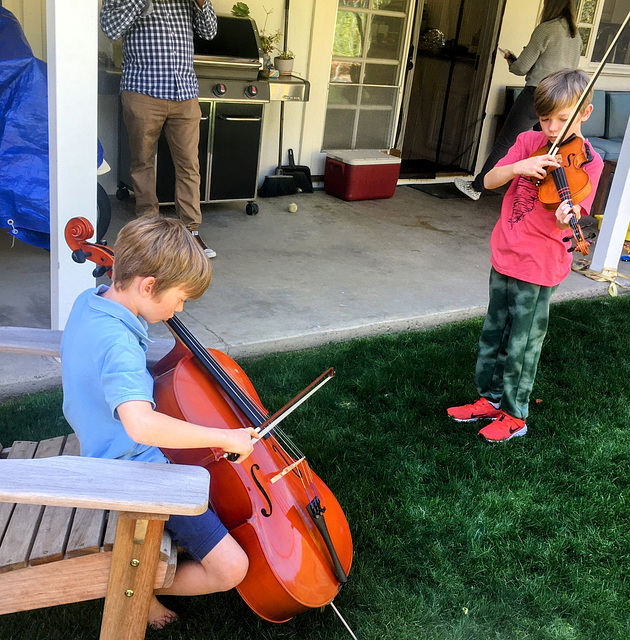 Al fresco classical jam