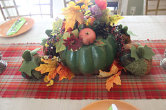 Thanksgiving table centerpiece!