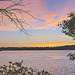 August sunrise over Wascana Lake