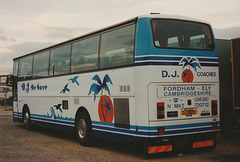 D J Coaches DJ 6129 (D222 KVA) - 23 Mar 1990