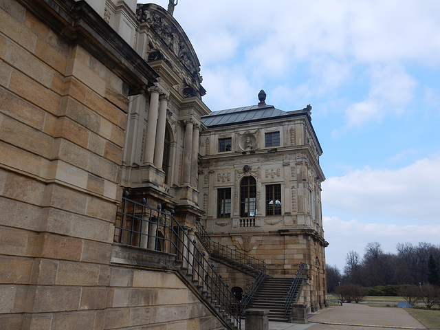 Detail des Palais im Dresdner Großen Garten