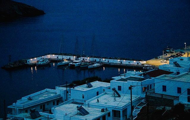 Astypalaia: Eine Nacht am Hafen