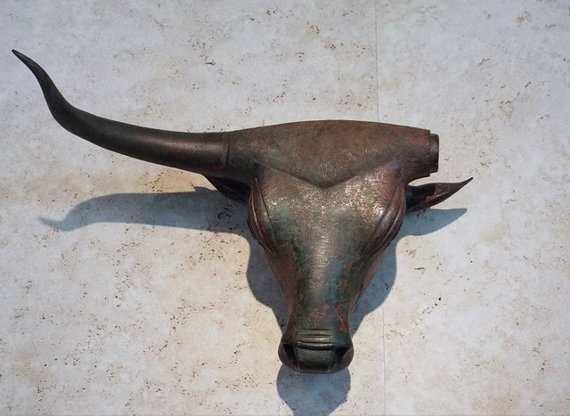 Bulls from Costitx in the Archaeological Museum of Madrid, October 2022