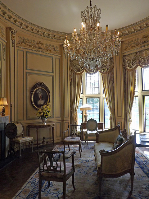 The Reception Room in Coe Hall at Planting Fields, May 2012