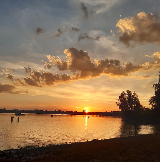 Abenstimmung am Bodensee