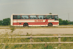 HFF: Glider (Van Hool Alizée) on the A11 at Chalk Hill, Barton Mills – 12 Jun 1994 (227-09)