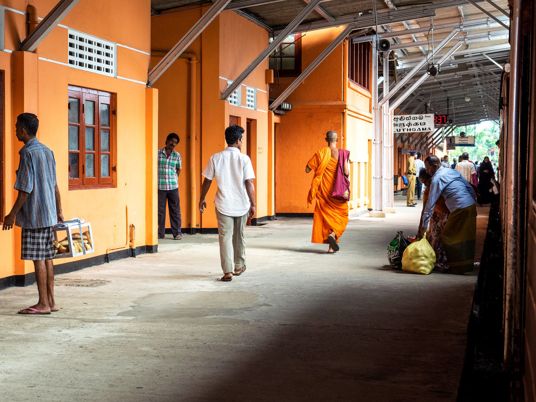 On the train to Galle