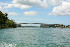 Guatemala, Bridge across Rio Dulce