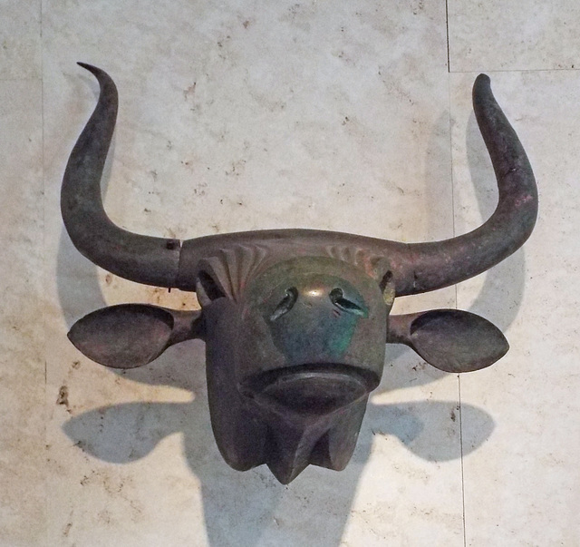 Bulls from Costitx in the Archaeological Museum of Madrid, October 2022