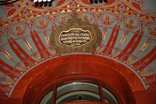 Door Detail, No.17 Parizska Street, Prague