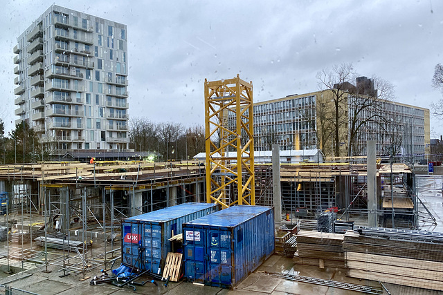 Work on the student housing project Kolffpad