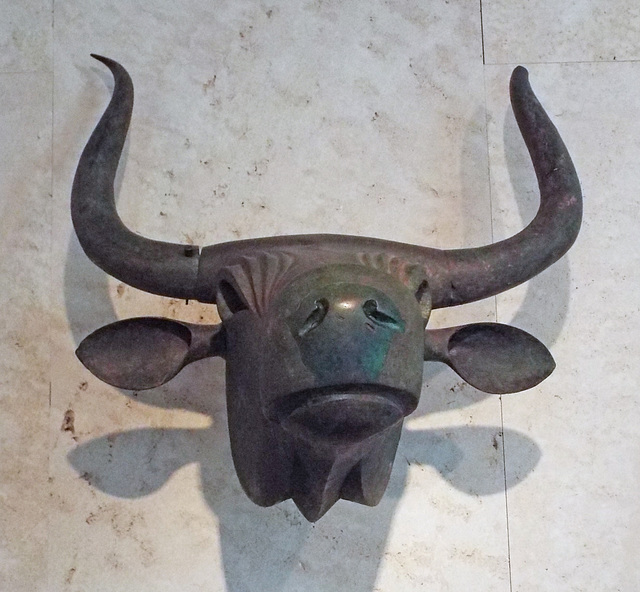 Bulls from Costitx in the Archaeological Museum of Madrid, October 2022