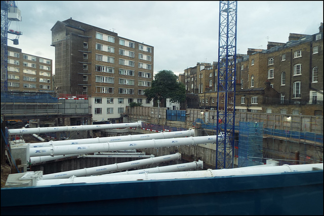 Park Crescent destruction site